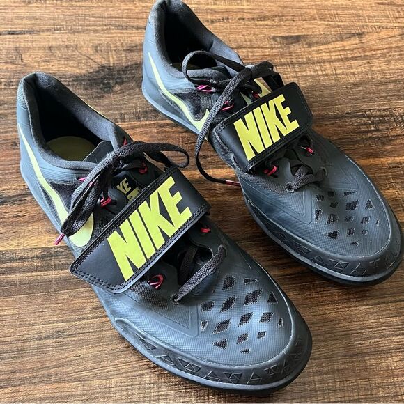 Nike Zoom SD4 Track and Field Throw Shoes Unisex Anthracite Fierce Pink Size 11 - Picture 1 of 15